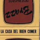 Matchbook Cover Brazz Restaurant Puerto Vallarta