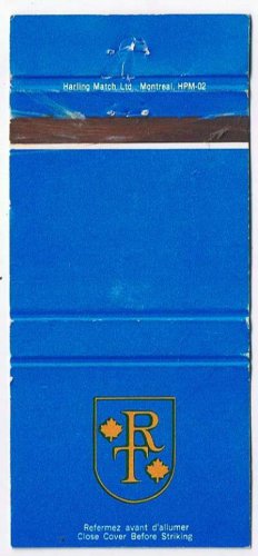 Matchbook Cover Royal Trust Canada