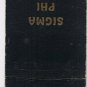 Matchbook Cover Sigma Phi