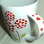 Starbucks I Love You 12 oz 2007 Mug Hearts and Flowers