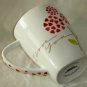 Starbucks I Love You 12 oz 2007 Mug Hearts and Flowers