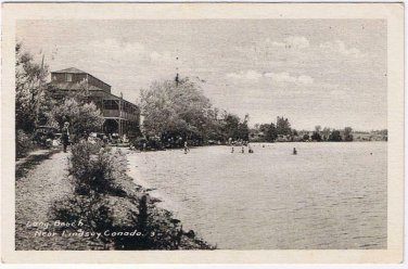 Ontario Postcard RPPC Lindsey Long Beach 1933