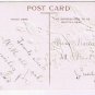 Holiday Postcard Embossed Merry Christmas Bells Mistletoe