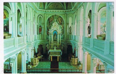 Nova Scotia Postcard Cheticamp Interior Eglise Saint Pierre St Peter's Church
