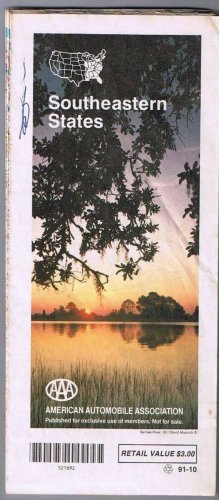 American Automobile Association Roadmap Southeastern States 1992