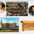 Postcard Buckingham Palace QE II Changing Guard London England UK