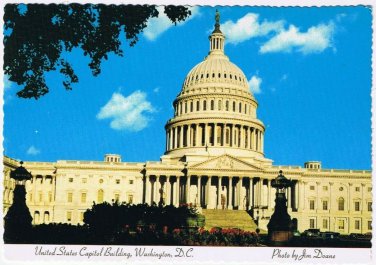 Postcard United States Capitol Building Washington DC