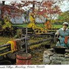 Ontario Postcard Morrisburg Upper Canada Village Dyeing Wool McDiarmid House