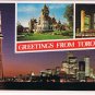 Ontario Postcard Toronto Multi View CN Tower City Hall Casa Loma Skyline