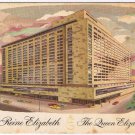 Quebec Postcard Montreal The Queen Elizabeth CNR Hotel Hilton