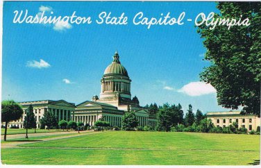 Washington Postcard Olympia State Capitol Buildings