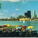 Ontario Postcard Toronto Islands Beach Umbrellas Toronto Skyline