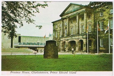 Prince Edward Island PEI Postcard Charlottetown Province House