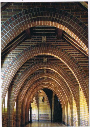 Quebec Postcard Abbaye Benedictine de Saint Benoit Du Lac Cloister