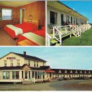Quebec Postcard Madeleine Centre Hotel Motel Du Rocher