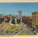 Maryland Postcard Baltimore Preston Gardens