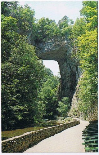 Virginia Postcard Roanoke Natural Bridge Of Virginia Seven Wonders