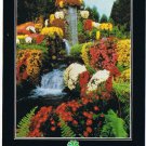 Florida Postcard Cypress Gardens Southern Waterfalls Flowering Chrysanthemums