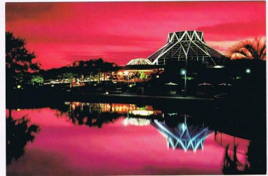 Florida Postcard Disneyworld Epcott Center Horizons The Land Sunset