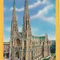New York Postcard NYC St Patrick's Cathedral 5th Ave & 50th Street