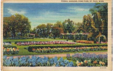 Minnesota Postcard St Paul Como Park Formal Gardens