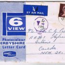 Letter Postcard Derbyshire 6 View Photocolour Letter Card Dennis