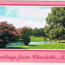 North Carolina Postcard Charlotte Freedom Park