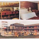 Quebec Postcard Mont Laurier Motel L'Etape