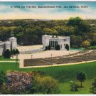 Postcard Open Air Theatre Brackenbridge Park San Antonio Texas