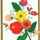 Art Postcard Floral Bouquet