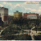 Postcard Grand Circus Park Detroit Michigan