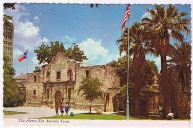 Postcard The Alamo San Antonio Texas