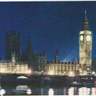 Postcard Houses Of Parliament By Night London England UK