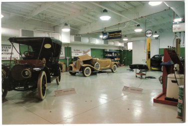 Nevada Postcard Reno National Automobile Museum Automotive Shop