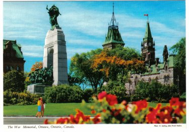 Ontario Postcard Ottawa National War Memorial