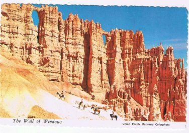 Utah Postcard Bryce Canyon National Park Natural Wall Of Windows