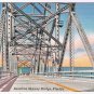 Florida Postcard Sunshine Skyway Bridge Main Span