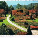 British Columbia BC Postcard Victoria Butchart Gardens Sunken Garden
