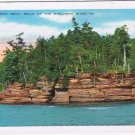 Wisconsin Postcard Steamboat Rock Dells Of The Wisconsin River