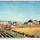 United Kingdom UK Postcard Blackpool Tower From North Pier