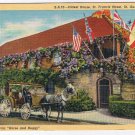 Florida Postcard St Augustine Oldest House Horse Buggy