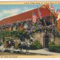 Florida Postcard St Augustine Oldest House Horse Buggy