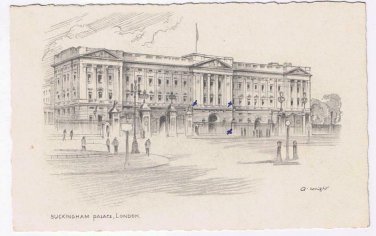 United Kingdom UK Postcard London Buckingham Palace