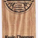 Matchbook Cover Kevin Chapman Insurance St Joseph Missouri