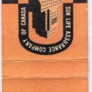 Matchbook Cover Marvin J Jacobsen Insurance Clinton Iowa