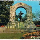 Austria Postcard Vienna Johann Strauss Memorial