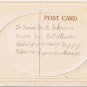 Postcard Embossed Sincere Best Wishes Vase Flowers