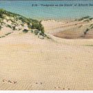 Florida Postcard Atlantic Beach Footprints In The Sand