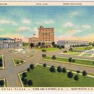 District Of Columbia DC Postcard Washington Hotel Plaza First & D Streets Union