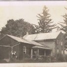 Acrhctecture Postcard RPPC Canada Brick & Wood House In Forest Setting